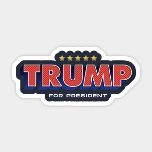 Trump for President Sticker